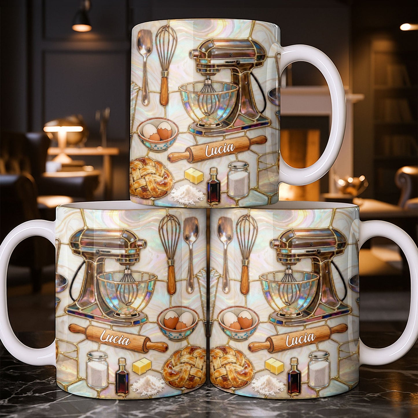 Custom Kitchen Essentials For The Avid Baker - Personalized Custom Coffee Mug - JBS089_MG