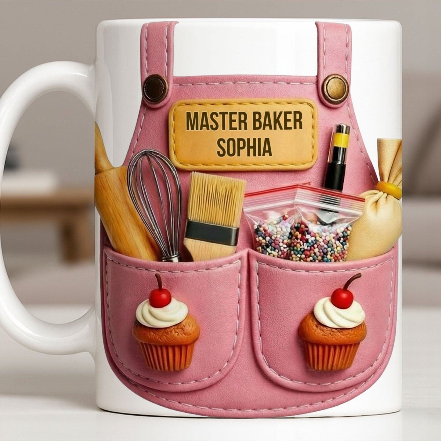 Master Baker And Delightful Baker's Craft - Personalized Custom Coffee Mug - JBS094_MG