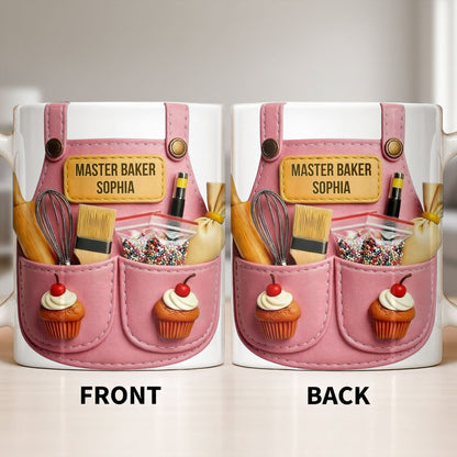 Master Baker And Delightful Baker's Craft - Personalized Custom Coffee Mug - JBS094_MG