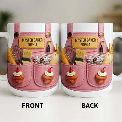 Master Baker And Delightful Baker's Craft - Personalized Custom Coffee Mug - JBS094_MG