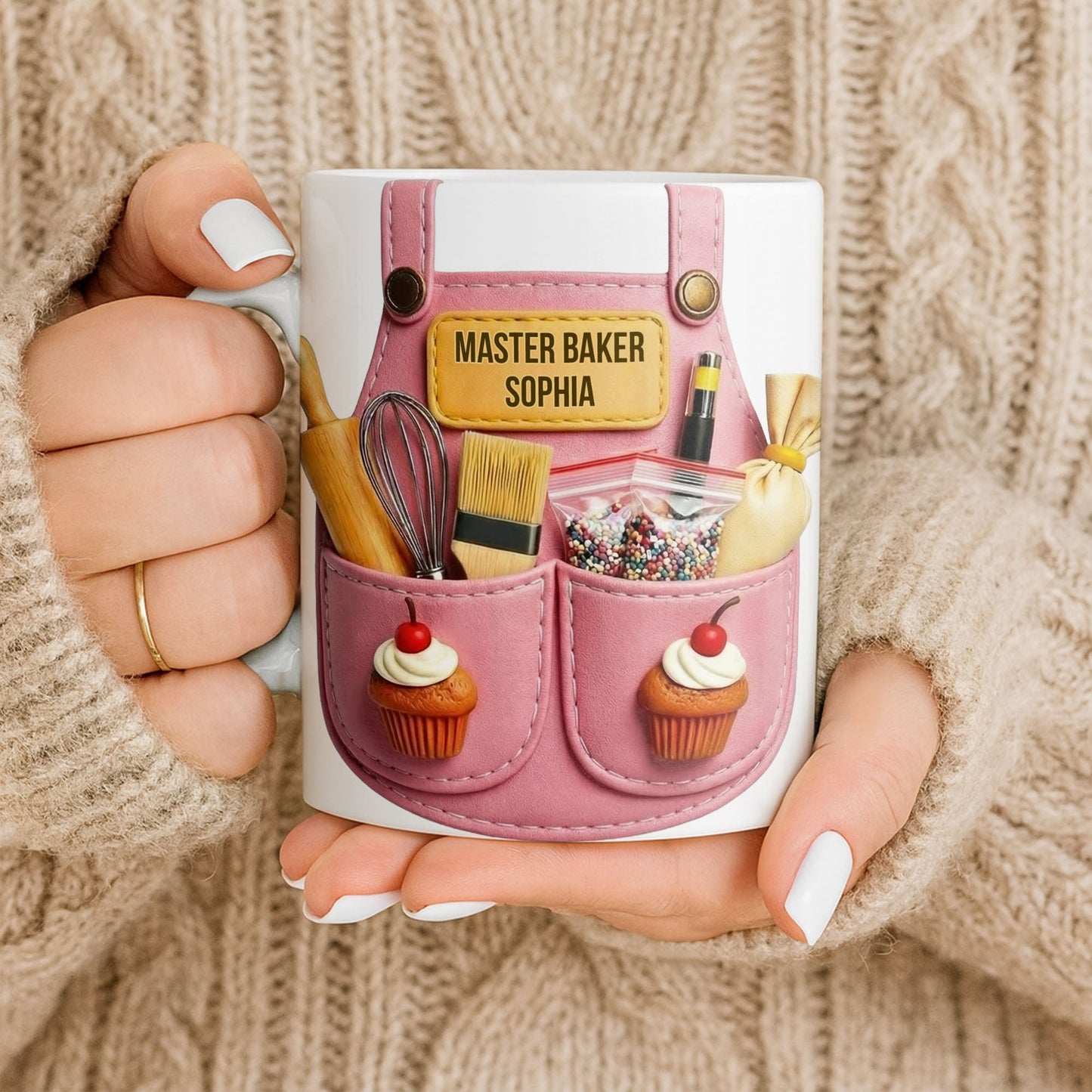 Master Baker And Delightful Baker's Craft - Personalized Custom Coffee Mug - JBS094_MG