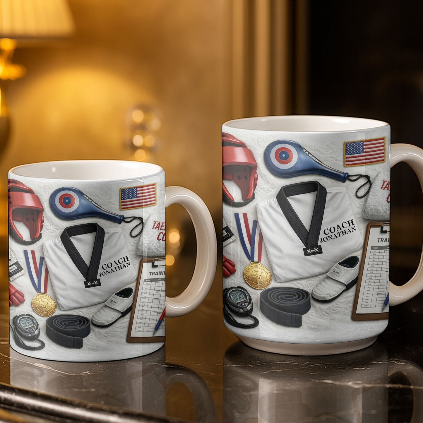 To My Coach, Thank You For Guidance And Support - Personalized Custom Coffee Mug - JBS101_MG