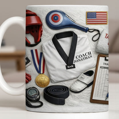 To My Coach, Thank You For Guidance And Support - Personalized Custom Coffee Mug - JBS101_MG