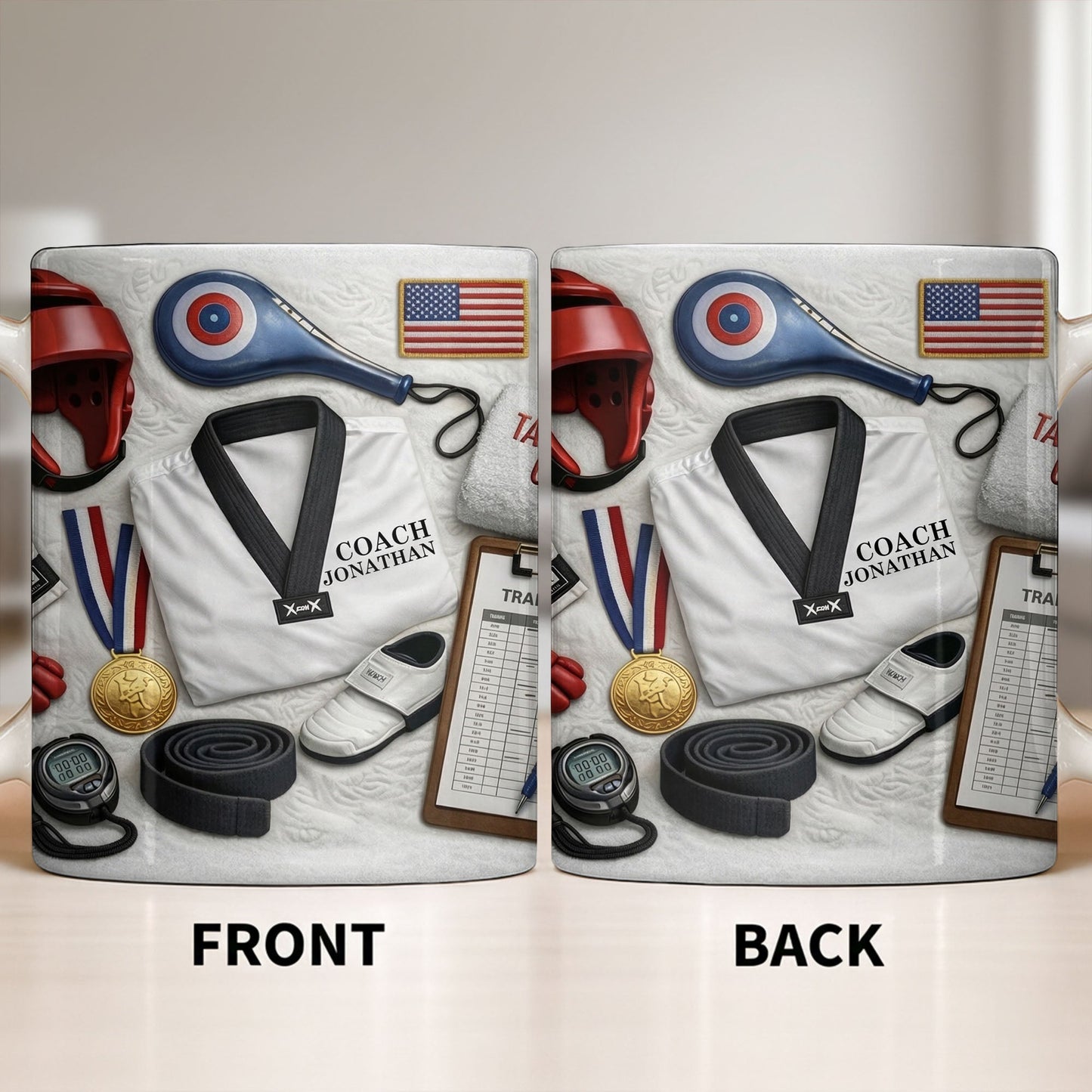 To My Coach, Thank You For Guidance And Support - Personalized Custom Coffee Mug - JBS101_MG