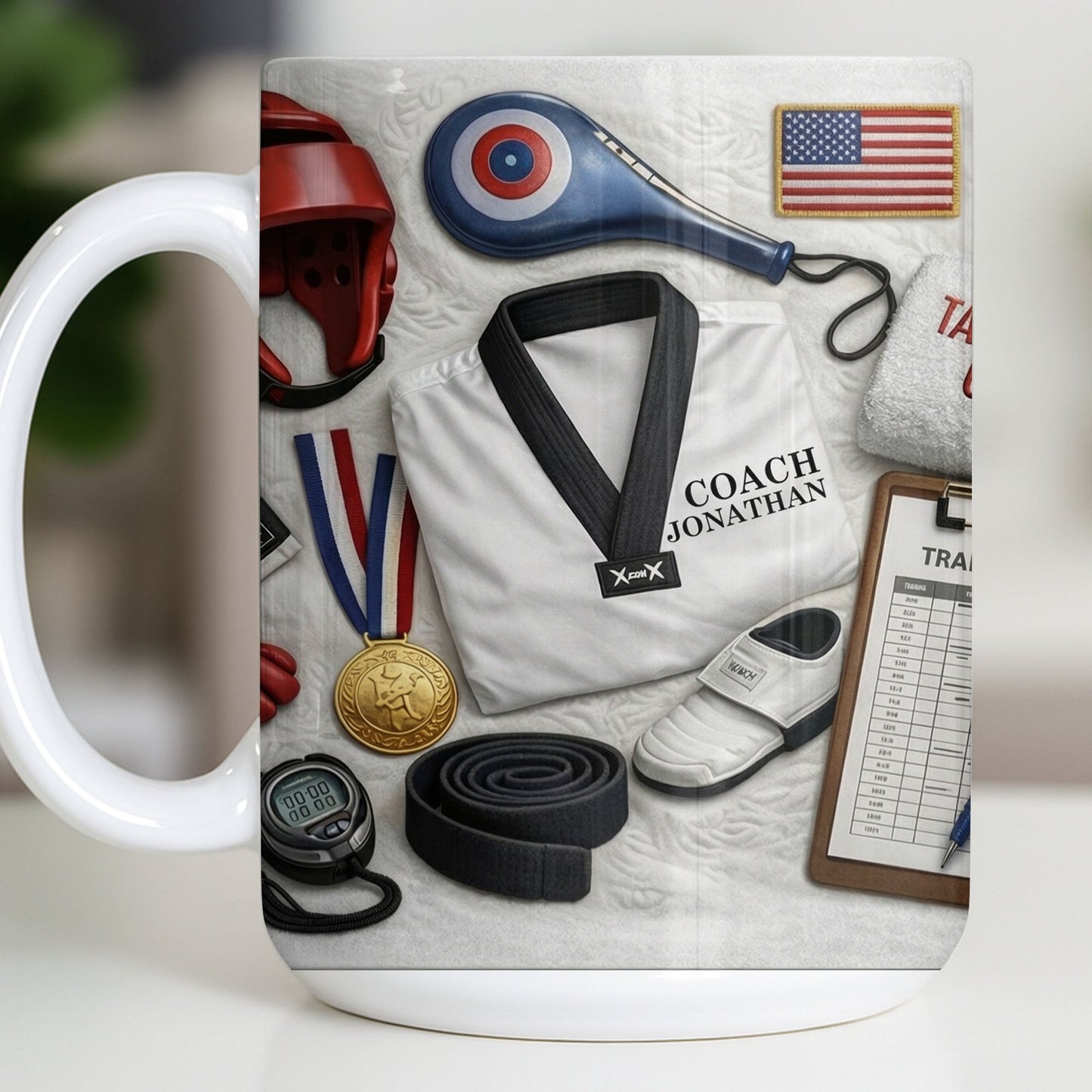 To My Coach, Thank You For Guidance And Support - Personalized Custom Coffee Mug - JBS101_MG
