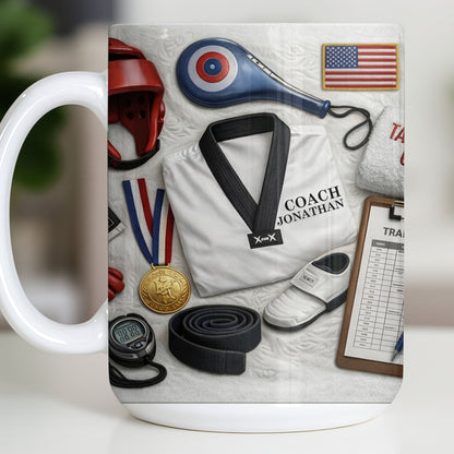 To My Coach, Thank You For Guidance And Support - Personalized Custom Coffee Mug - JBS101_MG