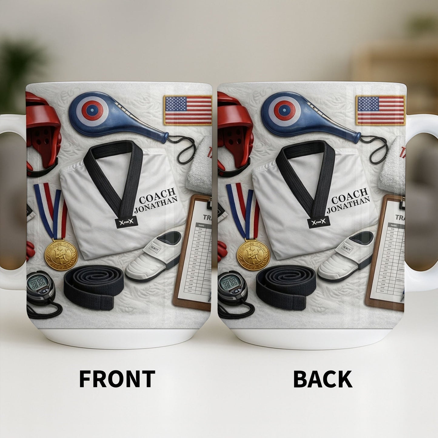 To My Coach, Thank You For Guidance And Support - Personalized Custom Coffee Mug - JBS101_MG