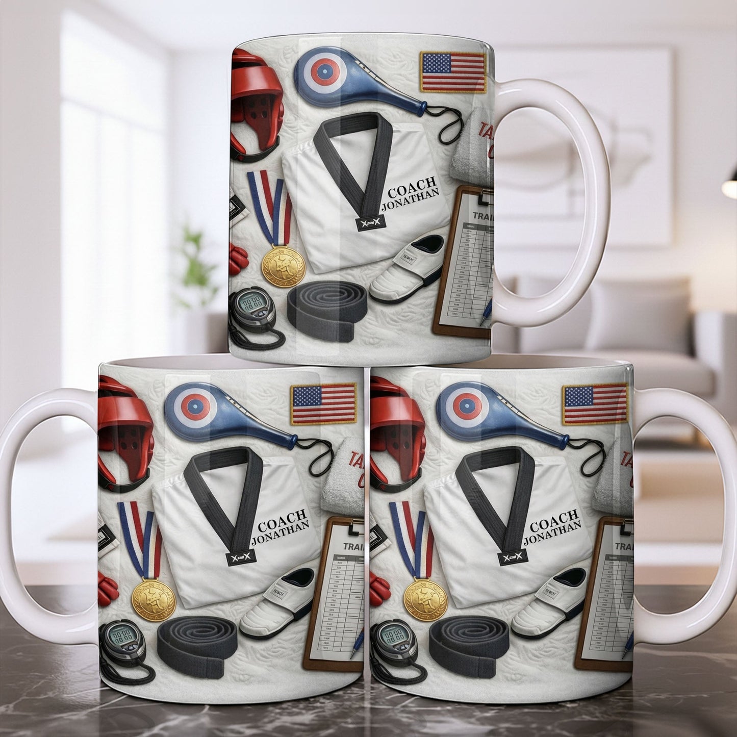 To My Coach, Thank You For Guidance And Support - Personalized Custom Coffee Mug - JBS101_MG