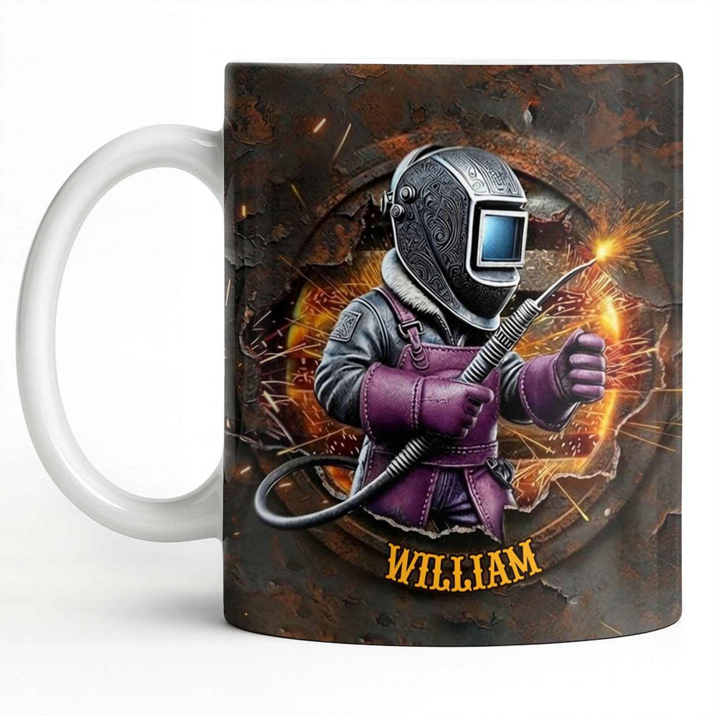 Customize Your Unique Welder Coffee Mug - Personalized Custom Coffee Mug - JBS102_MG