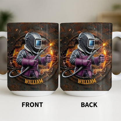 Customize Your Unique Welder Coffee Mug - Personalized Custom Coffee Mug - JBS102_MG