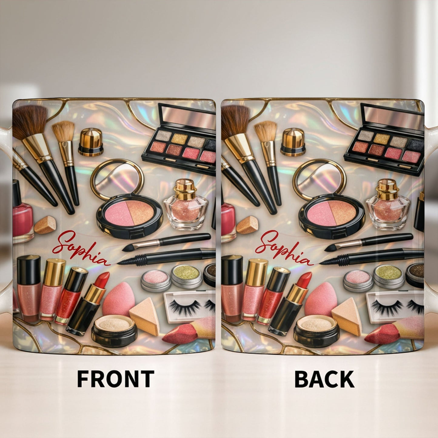 Capture The Elegance And Style Of Beauty Routine - Personalized Custom Coffee Mug - JBS105_MG
