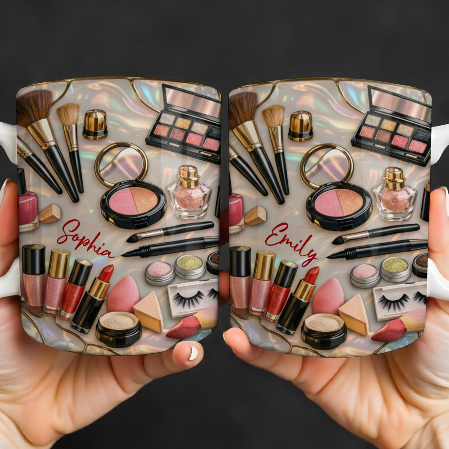 Capture The Elegance And Style Of Beauty Routine - Personalized Custom Coffee Mug - JBS105_MG
