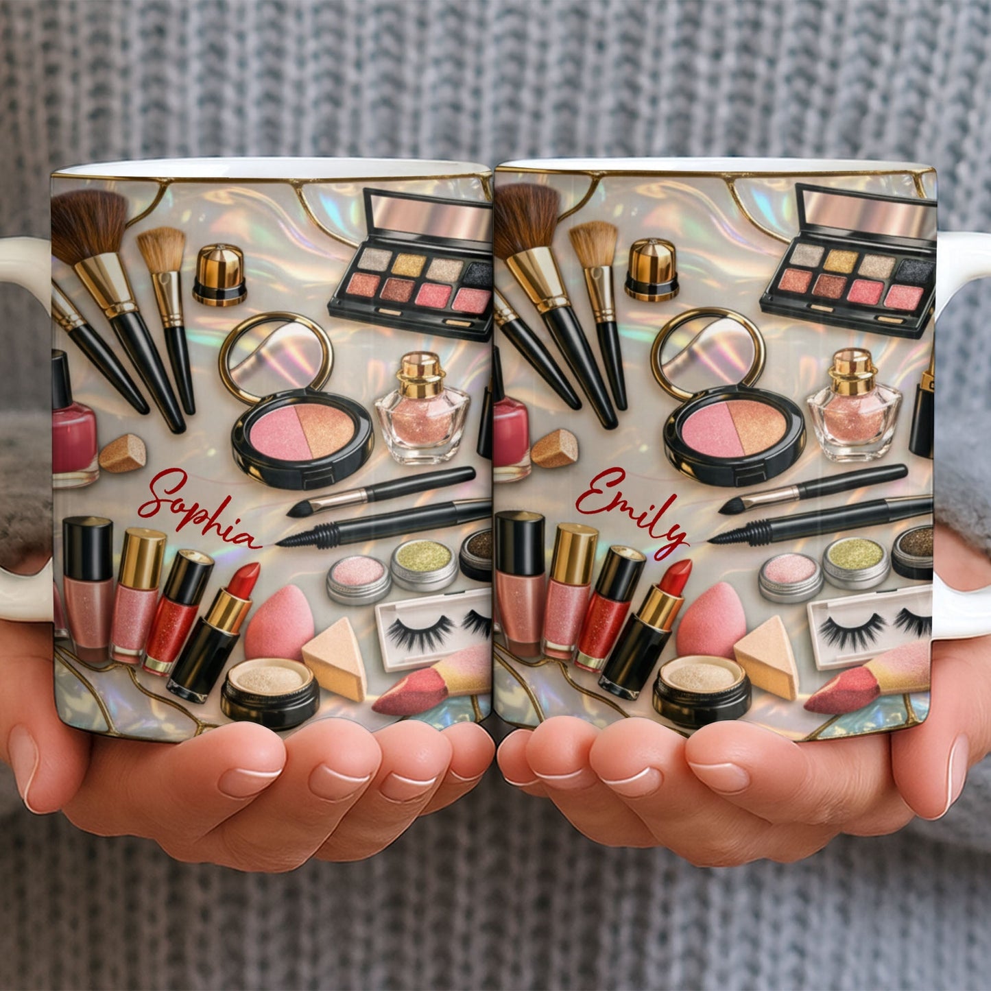 Capture The Elegance And Style Of Beauty Routine - Personalized Custom Coffee Mug - JBS105_MG
