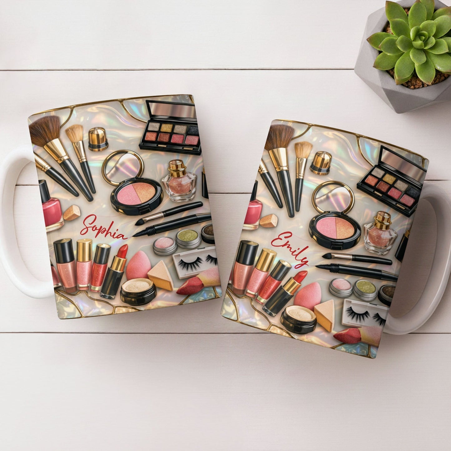Capture The Elegance And Style Of Beauty Routine - Personalized Custom Coffee Mug - JBS105_MG