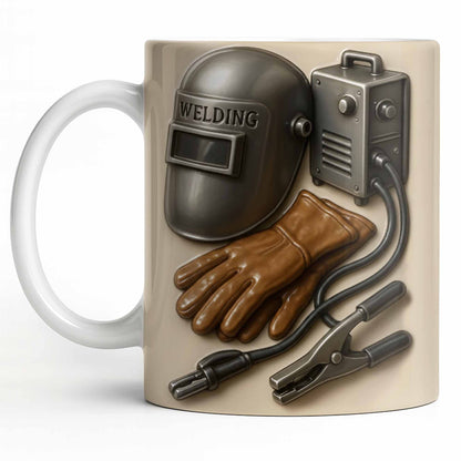 Celebrate Craftsmanship With Welding Tools Design - Personalized Custom Coffee Mug - JBS113_MG
