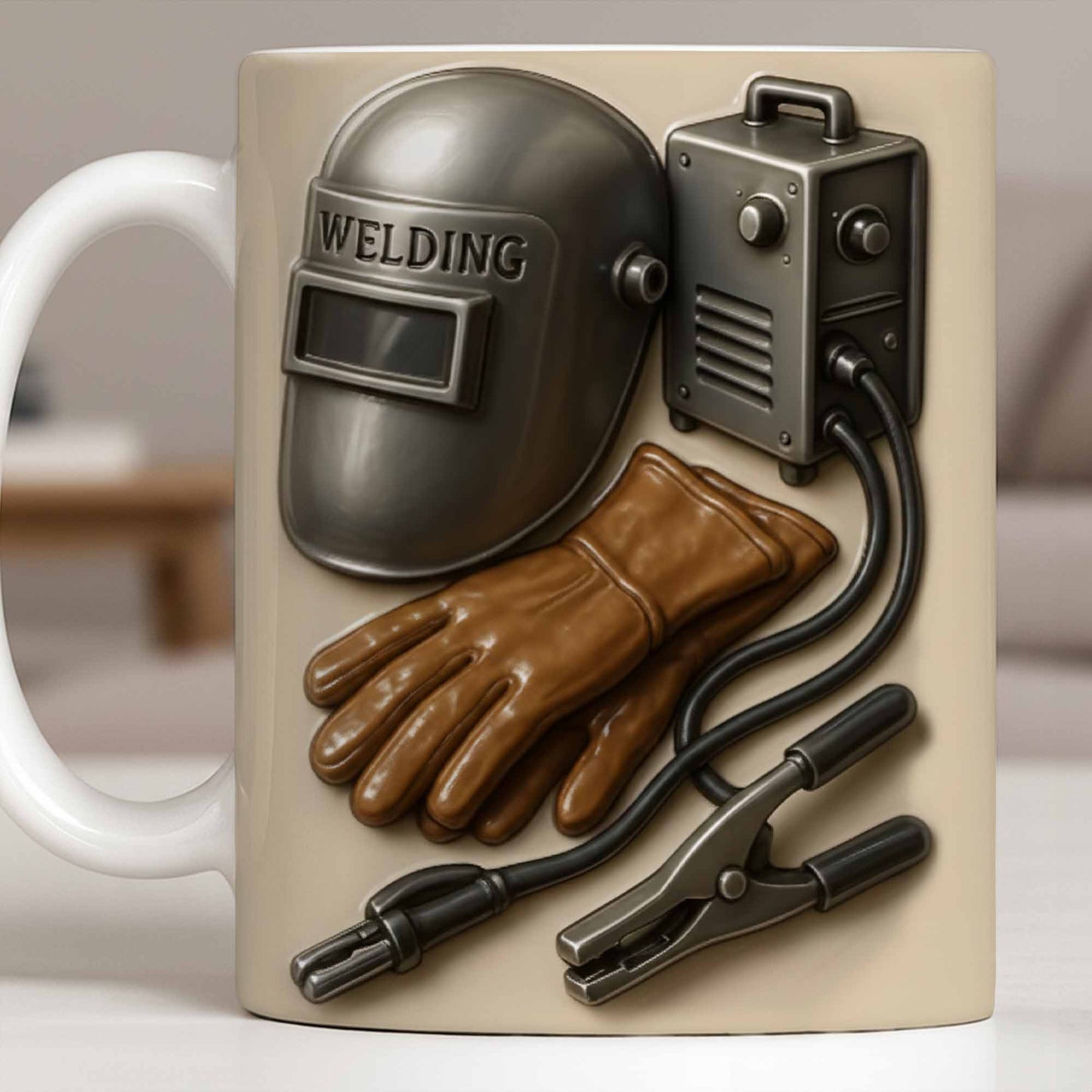 Celebrate Craftsmanship With Welding Tools Design - Personalized Custom Coffee Mug - JBS113_MG