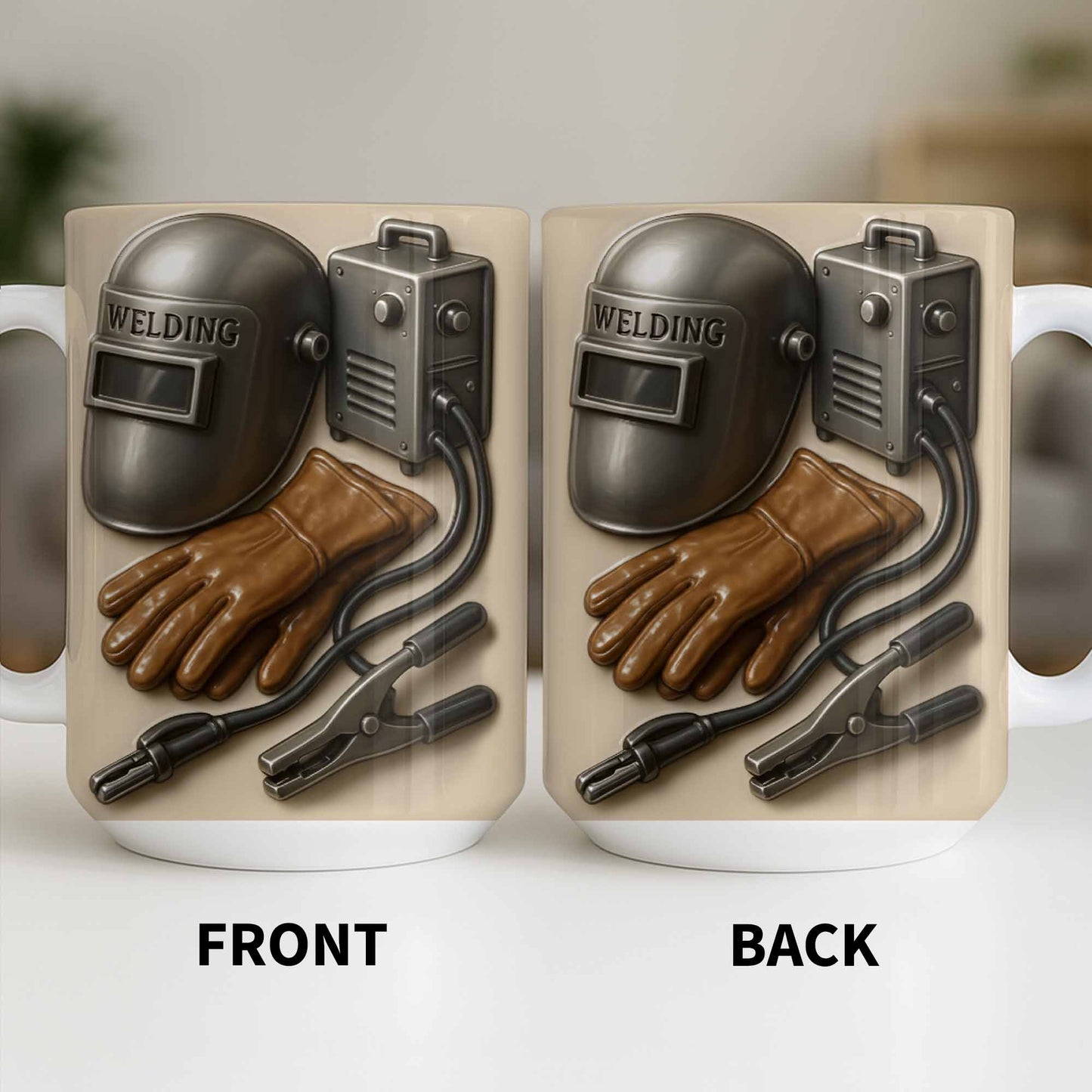Celebrate Craftsmanship With Welding Tools Design - Personalized Custom Coffee Mug - JBS113_MG
