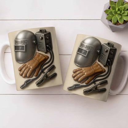 Celebrate Craftsmanship With Welding Tools Design - Personalized Custom Coffee Mug - JBS113_MG