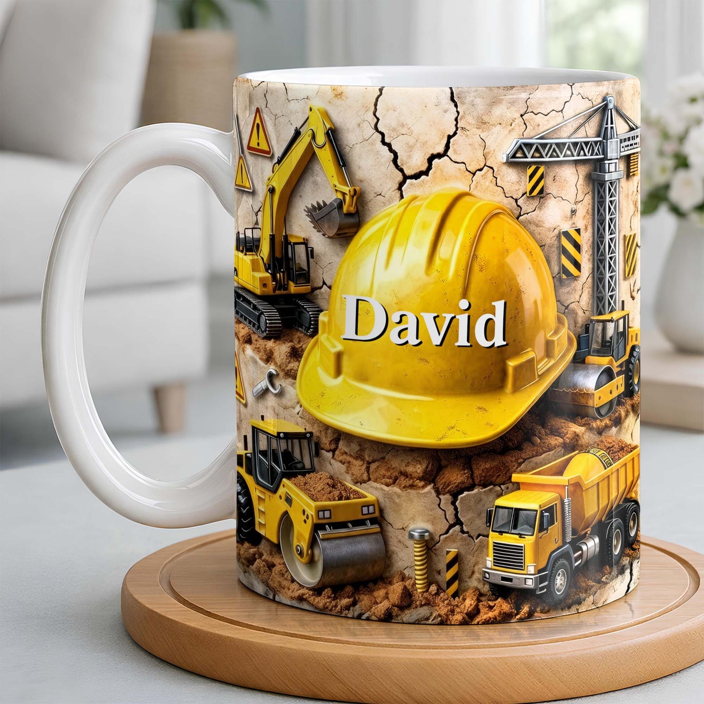 Celebrate Creativity And Passion For Construction With Iconic Scenes - Personalized Custom Coffee Mug - JBS114_MG