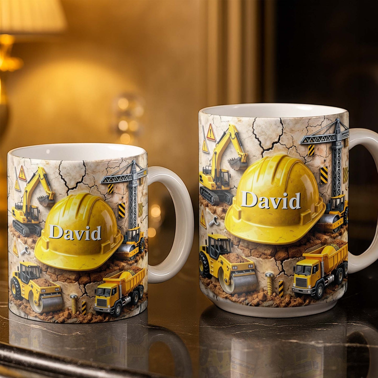 Celebrate Creativity And Passion For Construction With Iconic Scenes - Personalized Custom Coffee Mug - JBS114_MG