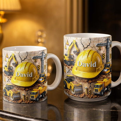 Celebrate Creativity And Passion For Construction With Iconic Scenes - Personalized Custom Coffee Mug - JBS114_MG