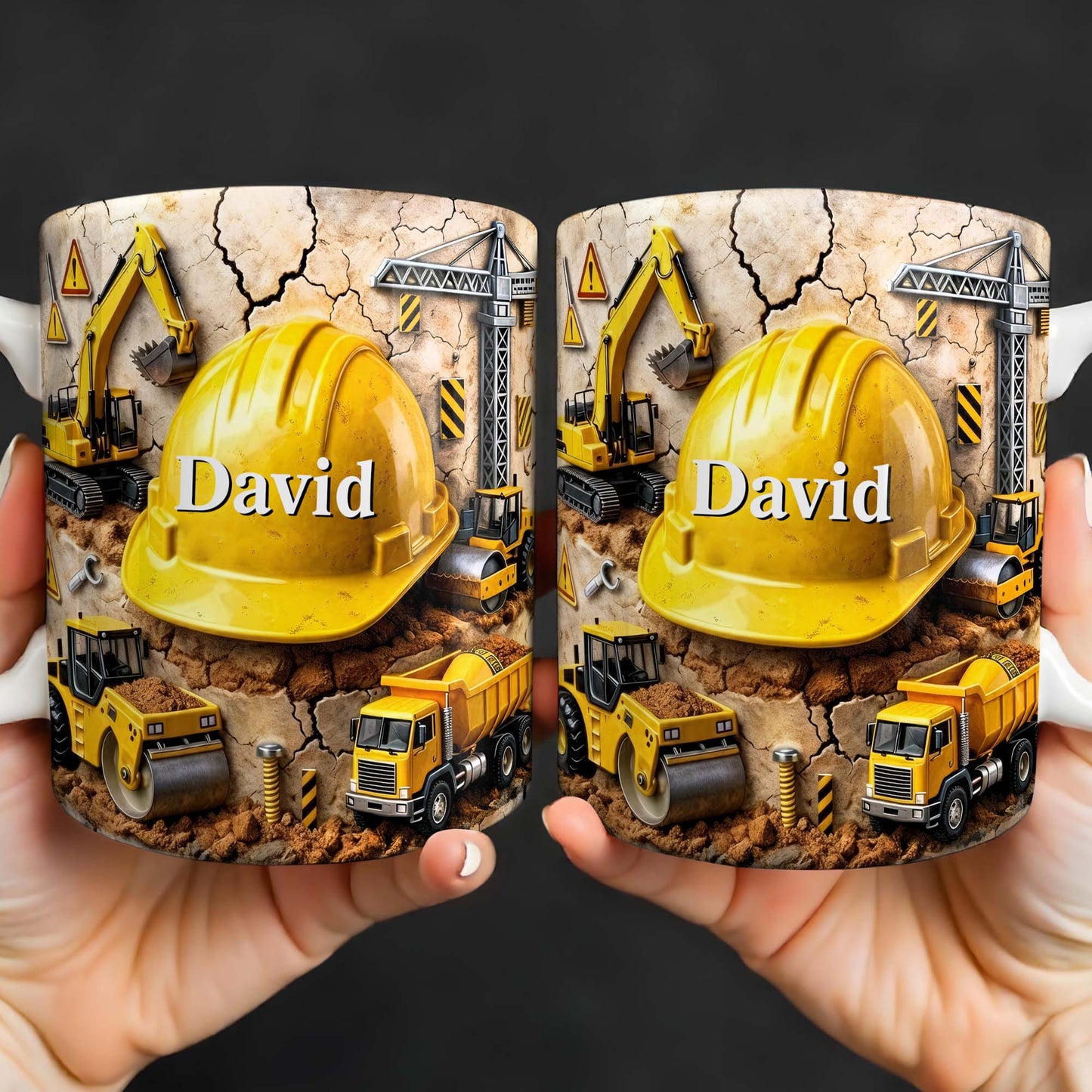 Celebrate Creativity And Passion For Construction With Iconic Scenes - Personalized Custom Coffee Mug - JBS114_MG