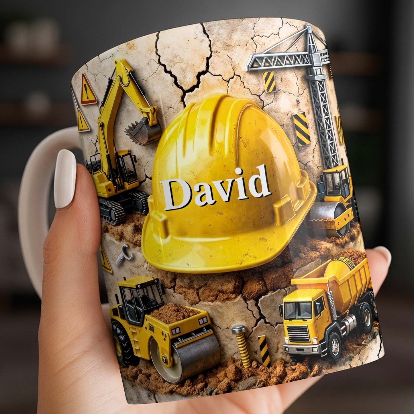 Celebrate Creativity And Passion For Construction With Iconic Scenes - Personalized Custom Coffee Mug - JBS114_MG