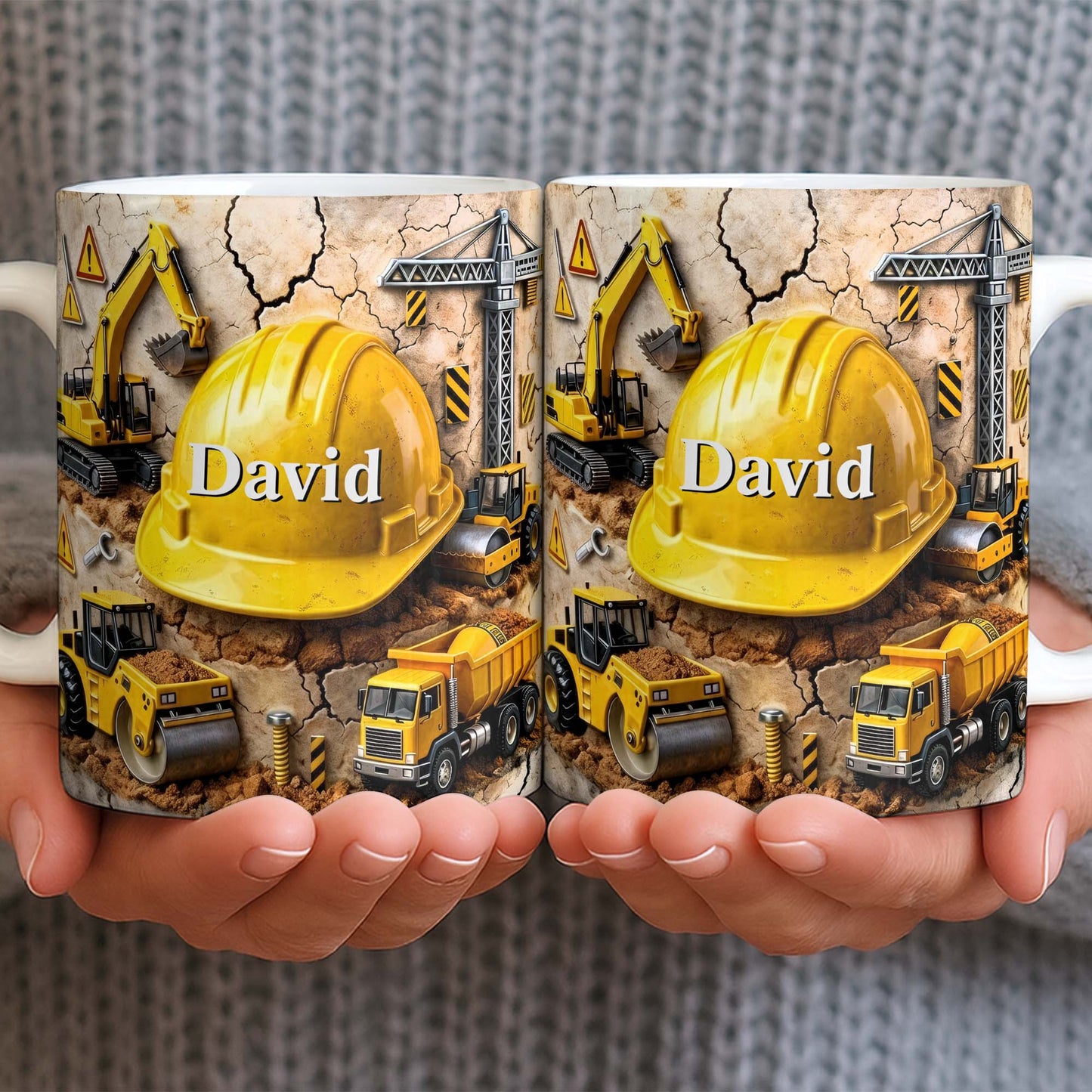 Celebrate Creativity And Passion For Construction With Iconic Scenes - Personalized Custom Coffee Mug - JBS114_MG
