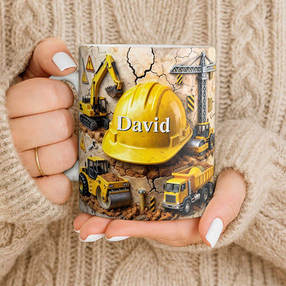 Celebrate Creativity And Passion For Construction With Iconic Scenes - Personalized Custom Coffee Mug - JBS114_MG