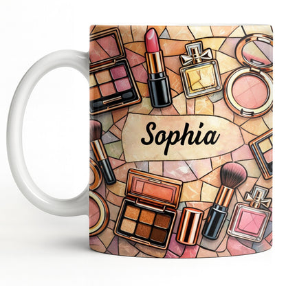 My Makeup, Lipstick And Perfume - Personalized Custom Coffee Mug - JBS118_MG