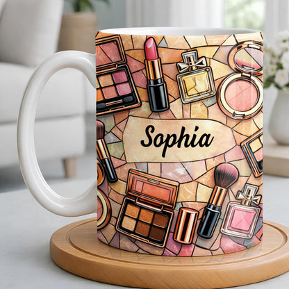 My Makeup, Lipstick And Perfume - Personalized Custom Coffee Mug - JBS118_MG