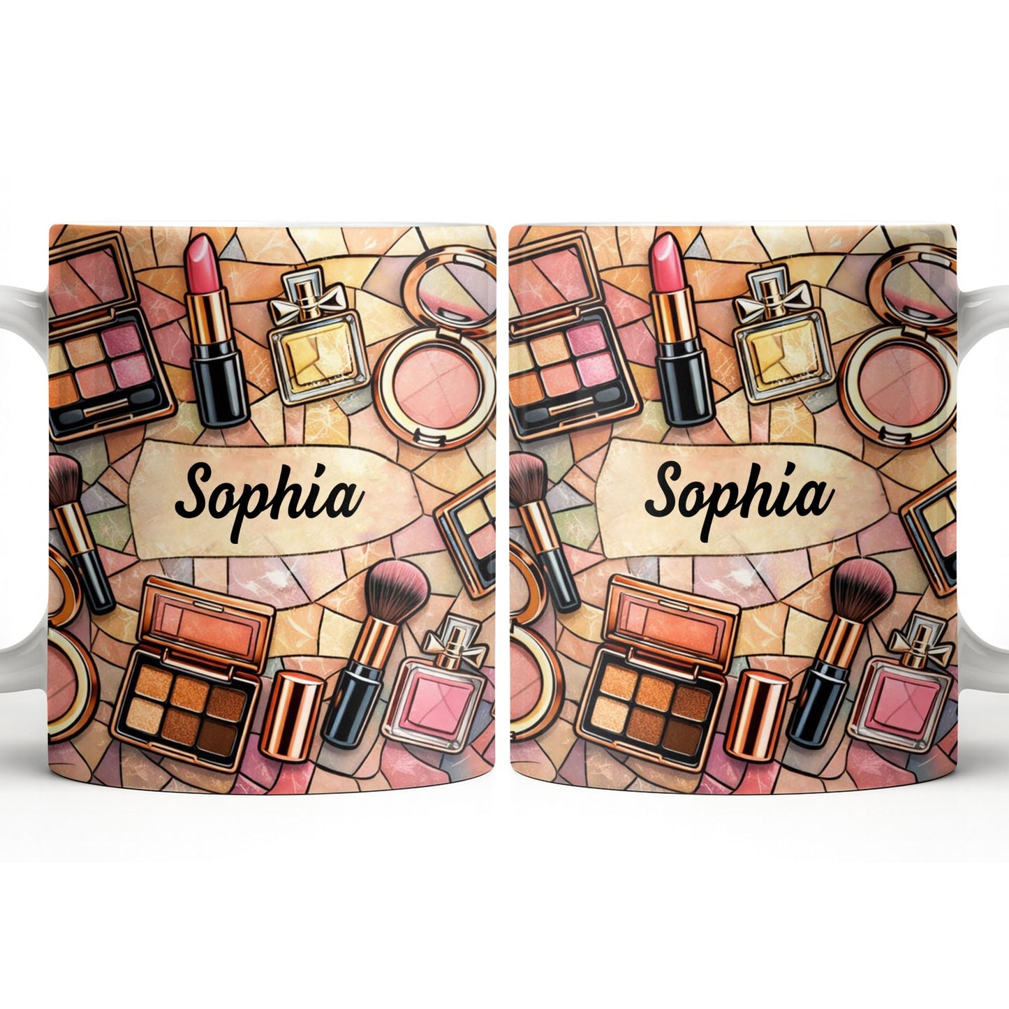 My Makeup, Lipstick And Perfume - Personalized Custom Coffee Mug - JBS118_MG
