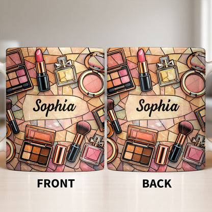 My Makeup, Lipstick And Perfume - Personalized Custom Coffee Mug - JBS118_MG