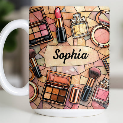 My Makeup, Lipstick And Perfume - Personalized Custom Coffee Mug - JBS118_MG