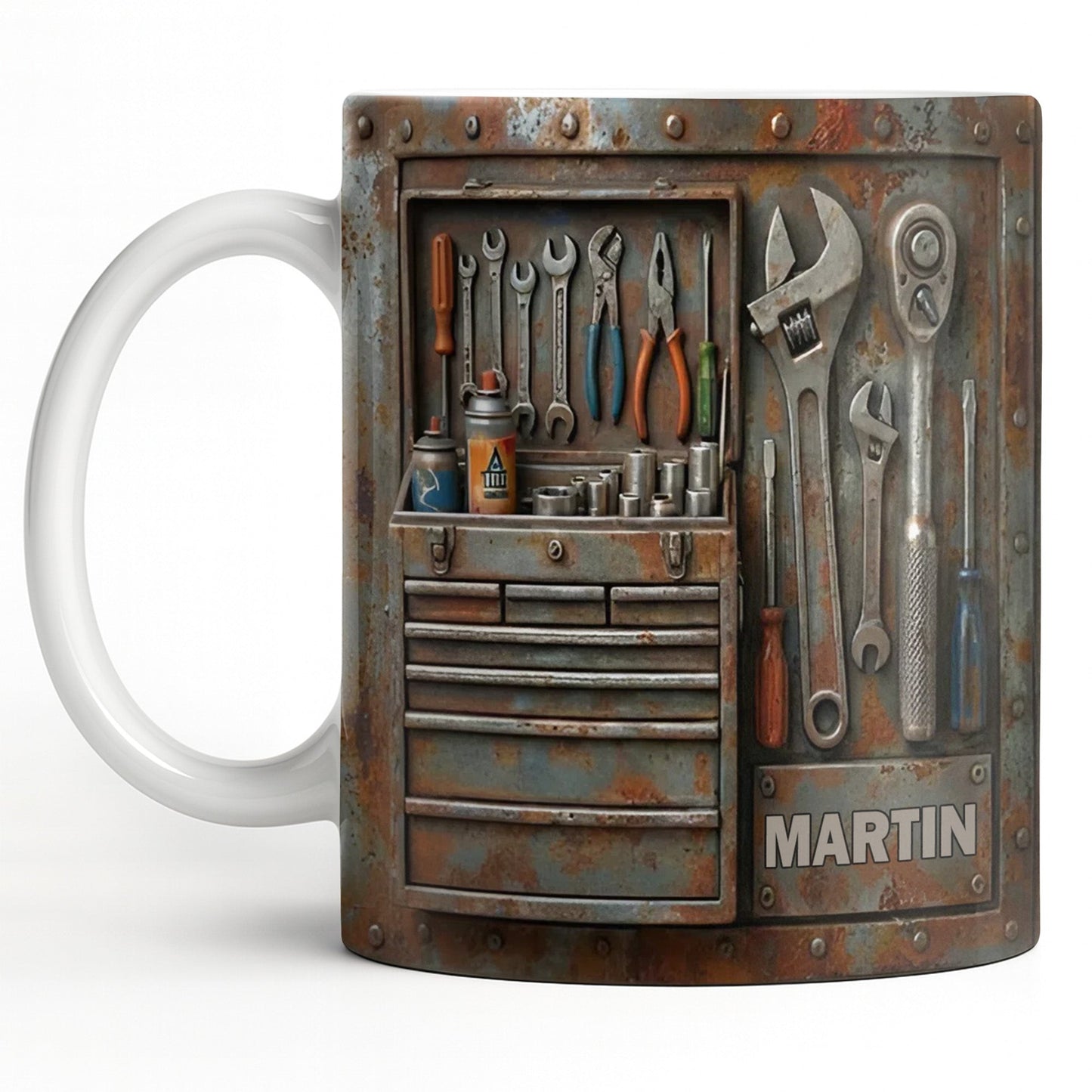 Personalized Custom Name and Tools Coffee Mug - Personalized Custom Coffee Mug - JBS121_MG