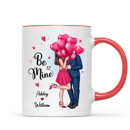 Elegant Couple Be Mine Personalized Mug