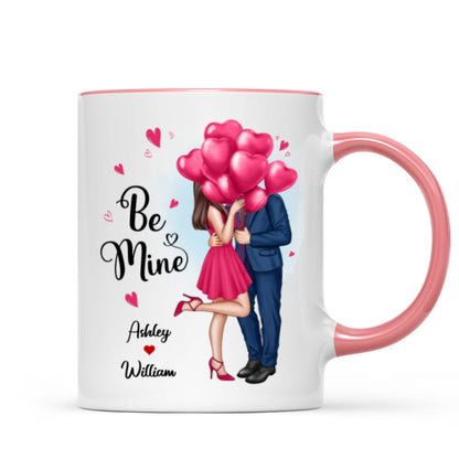 Elegant Couple Be Mine Personalized Mug