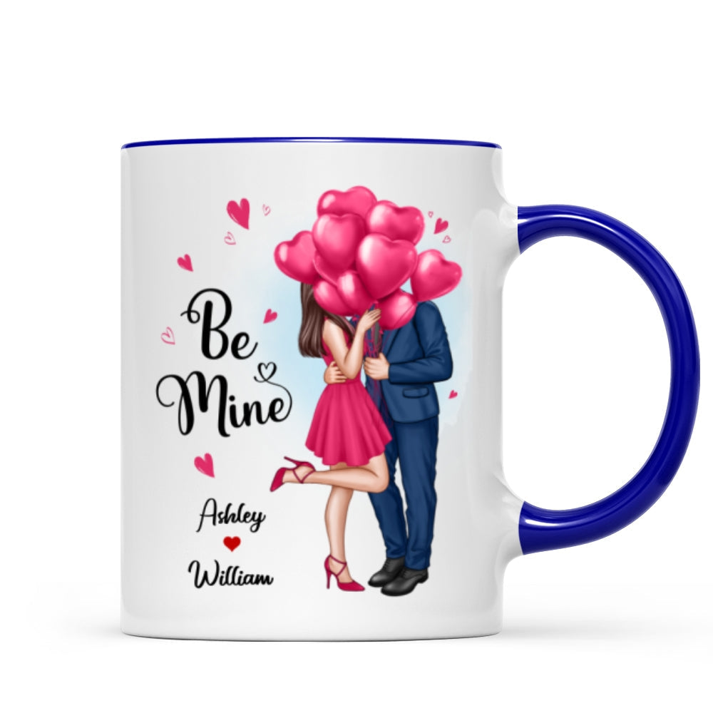 Elegant Couple Be Mine Personalized Mug
