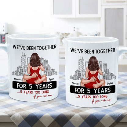 Funny Anniversary Gift For Couple Personalized Mug