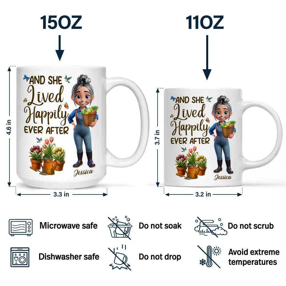 Just A Girl Who Loves Gardening - Personalized Mug