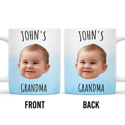 Celebrate Grandmotherhood With A Personalized Smile Mug - Personalized Custom Coffee Mug - KID014_MG