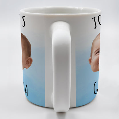 Celebrate Grandmotherhood With A Personalized Smile Mug - Personalized Custom Coffee Mug - KID014_MG