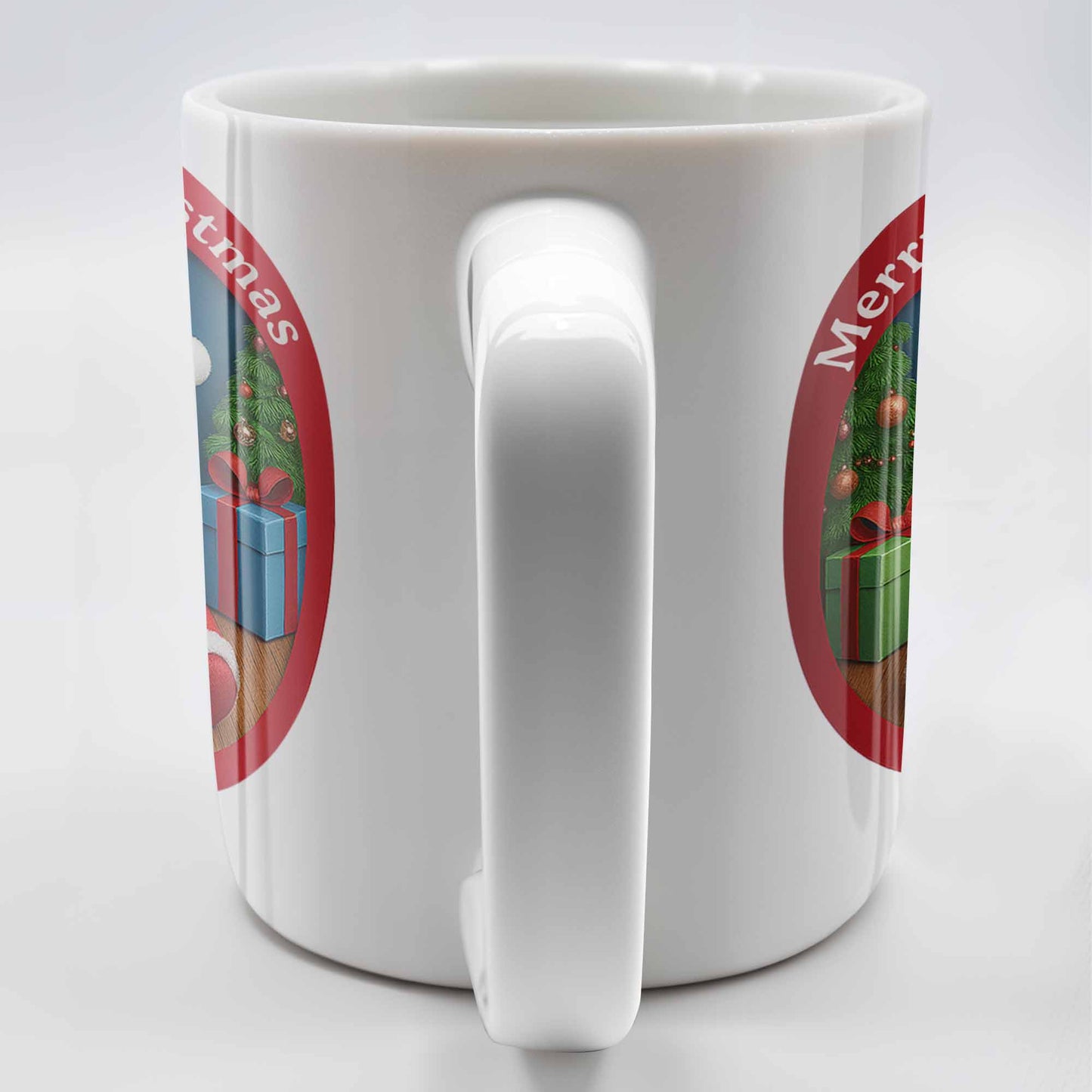 Merry 1st Christmas, Baby With Christmas Tree And Gifts - Personalized Custom Coffee Mug - KID226_MG