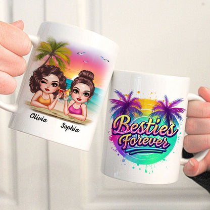 Summer Besties Forever Personalized Mug