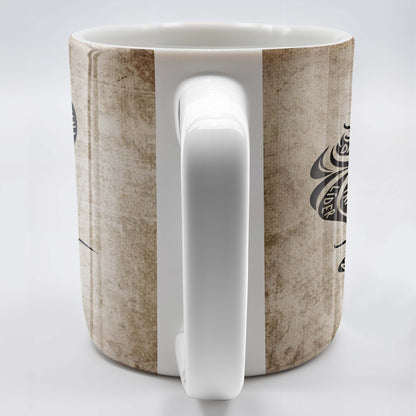 Strong Brave True Woman Silhouette Mug - Personalized Custom Coffee Mug - LAT010_MG