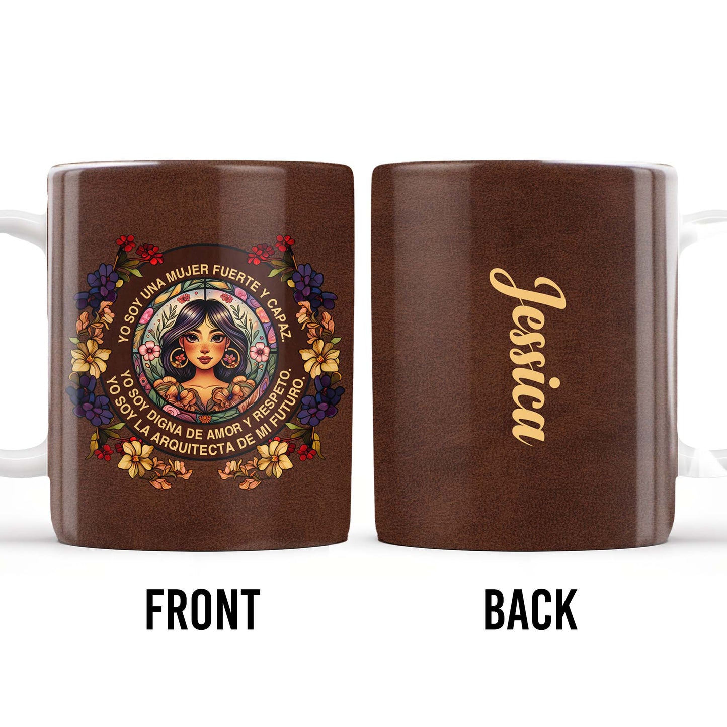 Strong And Capable Woman, Dignified Love Architect - Personalized Custom Coffee Mug - LAT011_MG