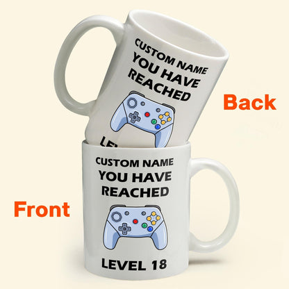 Level Mug - Personalized Mug - Birthday Gift For Friends And Family