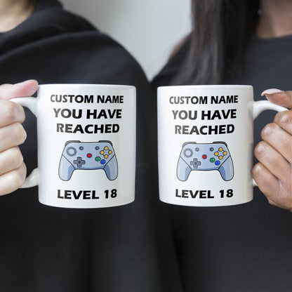 Level Mug - Personalized Mug - Birthday Gift For Friends And Family