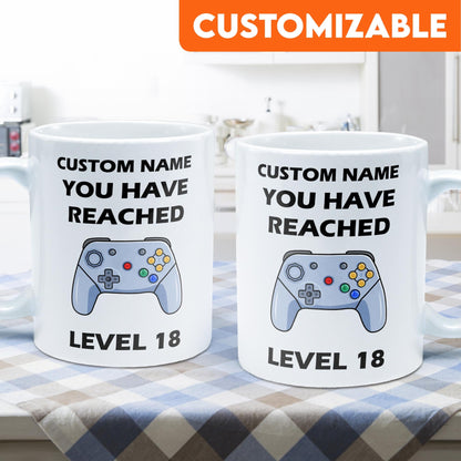 Level Mug - Personalized Mug - Birthday Gift For Friends And Family