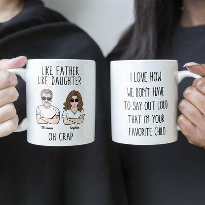 Like Father Like Daughter - Personalized Mug